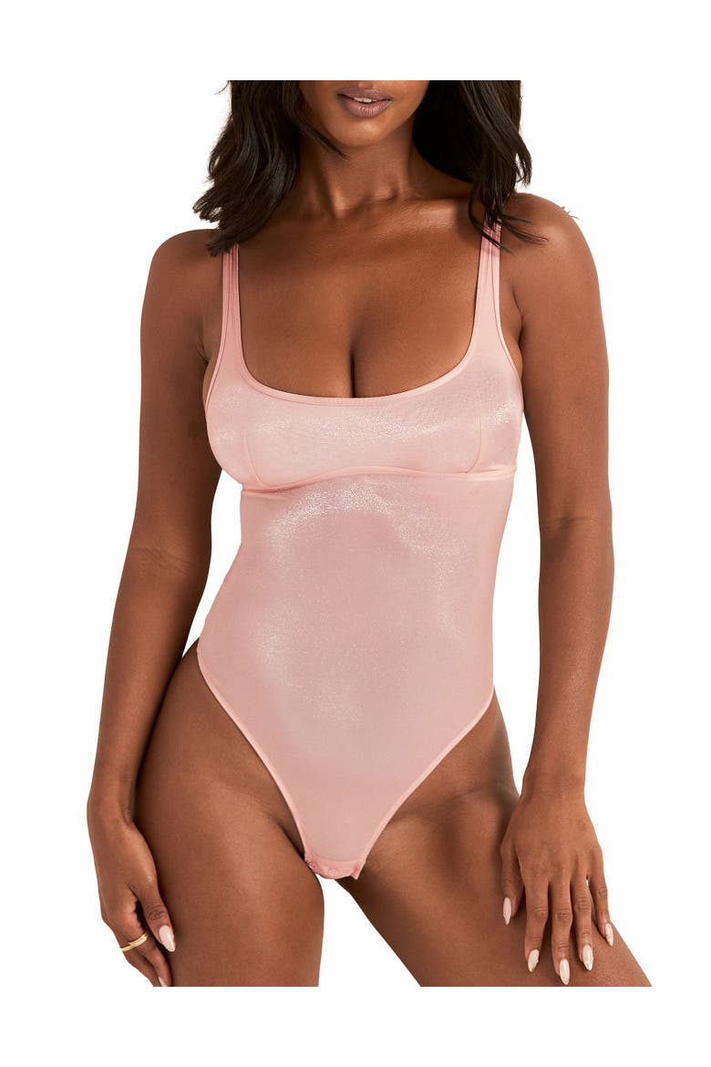 Darby Bodysuit Lingerie, Main, color, Medium beige