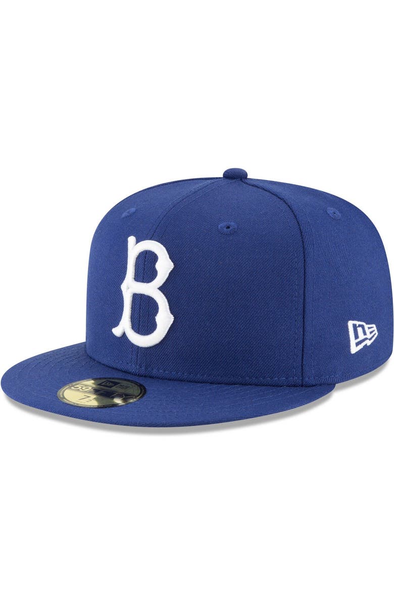 New Era Men's New Era Royal Brooklyn Dodgers Cooperstown Collection Wool 59FIFTY Fitted Hat, Alternate, color, Royal