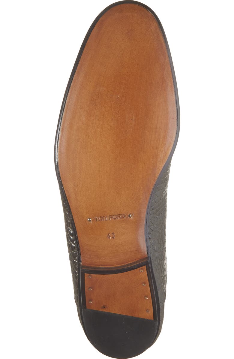 TOM FORD Steven Alligator Embossed Slipper, Alternate, color, Musk