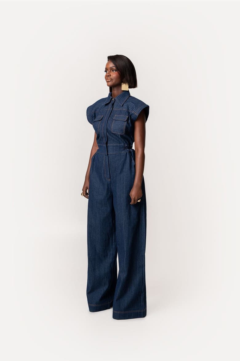 Jakki Jumpsuit, Alternate, color, Denim