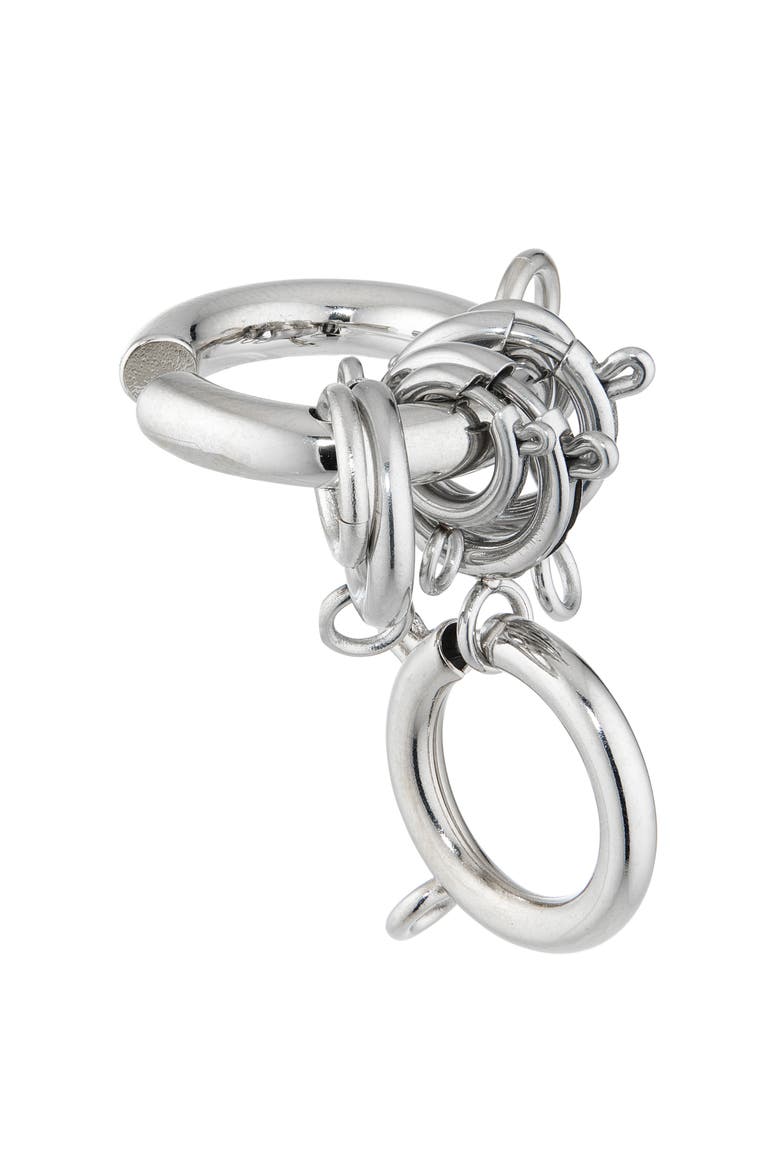 Jay Ear Cuff, Alternate, color, PALLADIUM