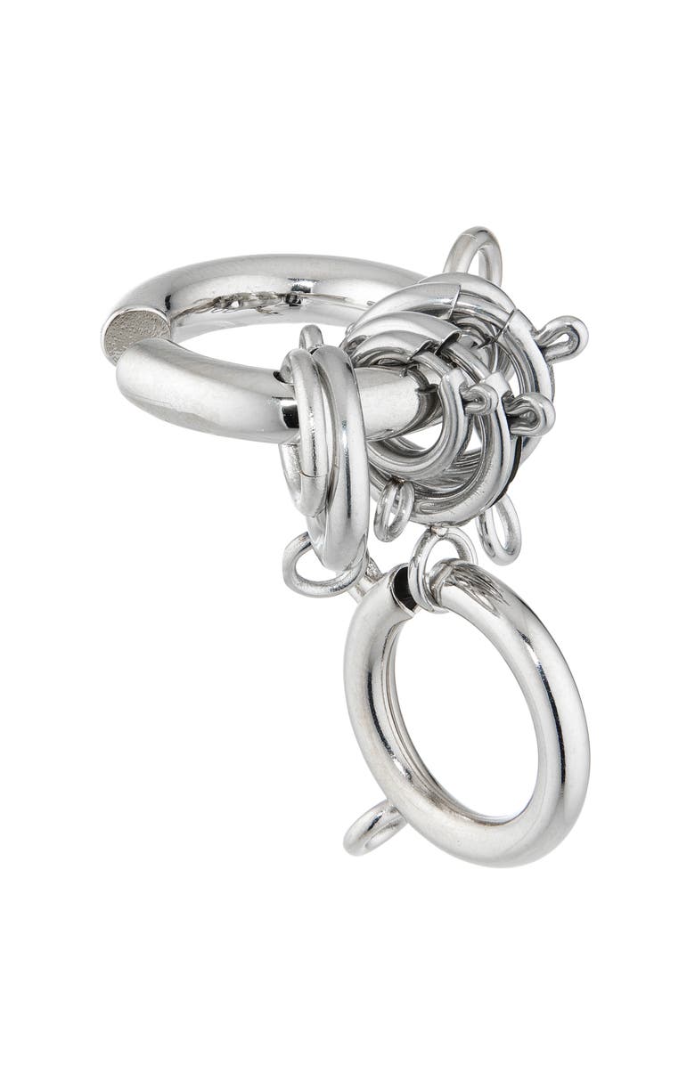 Justine Clenquet Jay Ear Cuff, Alternate, color, Palladium