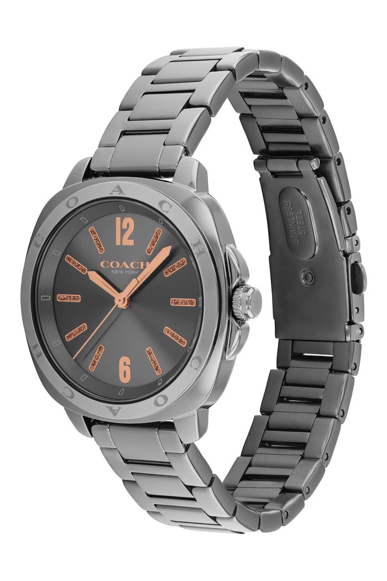 Kitt Bracelet Watch, 34mm, Alternate, color, GREY