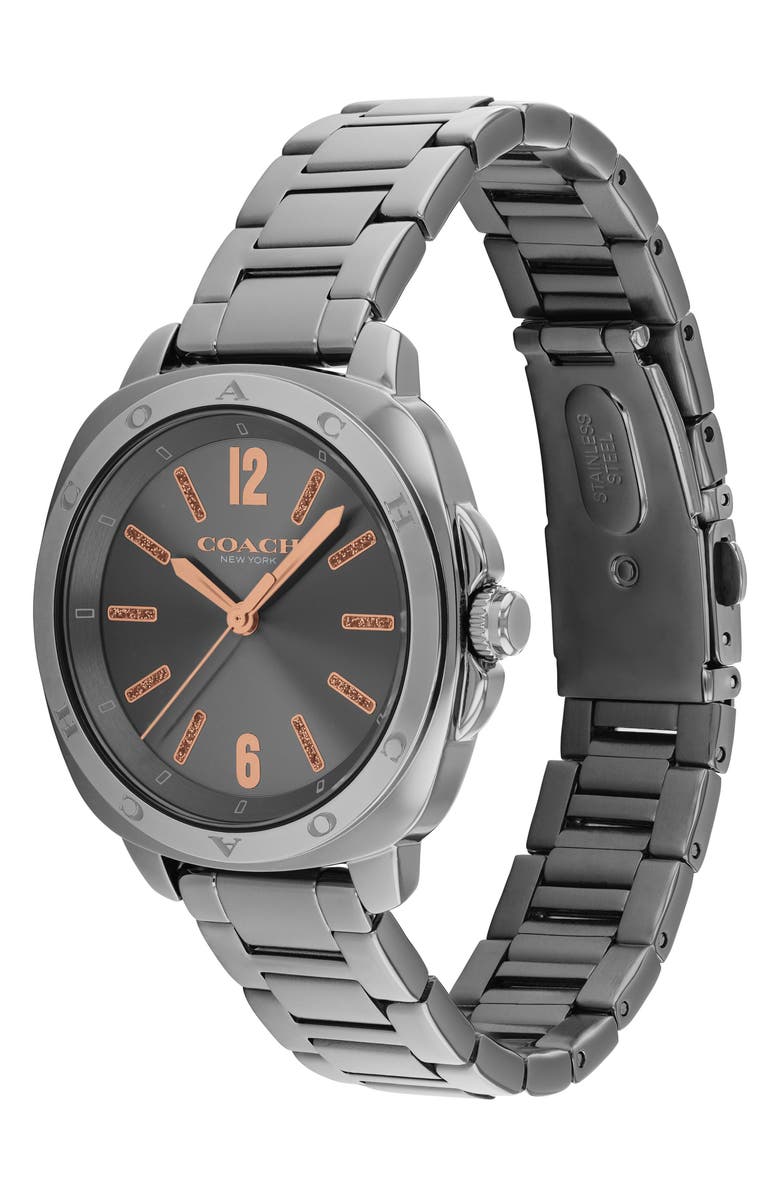 COACH Kitt Bracelet Watch, 34mm, Alternate, color, Grey