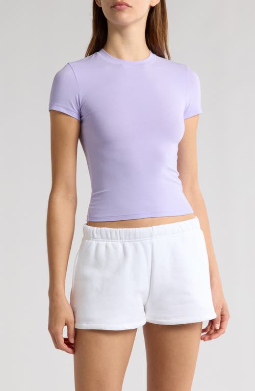 Florence By Mills Crewneck Stretch T-shirt In Millie Lavender