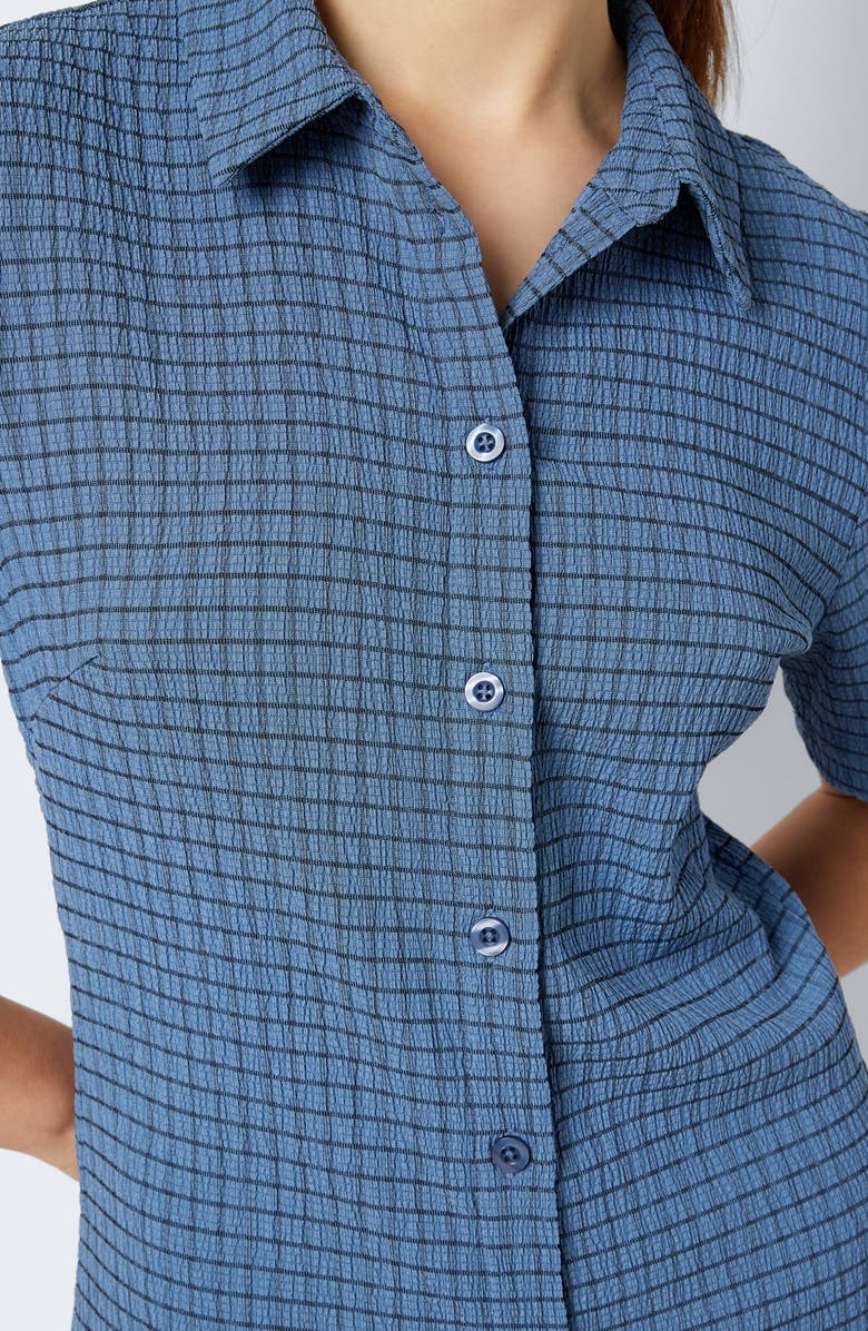 Noisy may Nanny Grid Shirtdress, Alternate, color, 