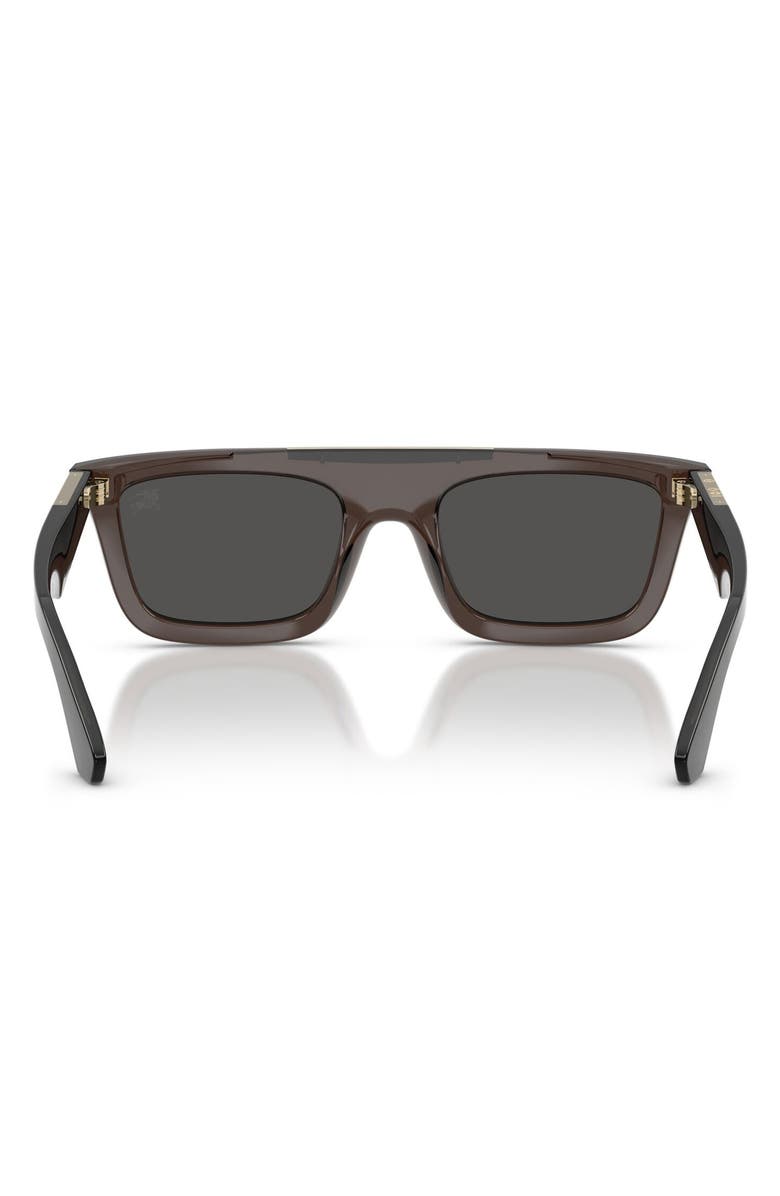 Burberry 54mm Rectangular Sunglasses, Alternate, color, 