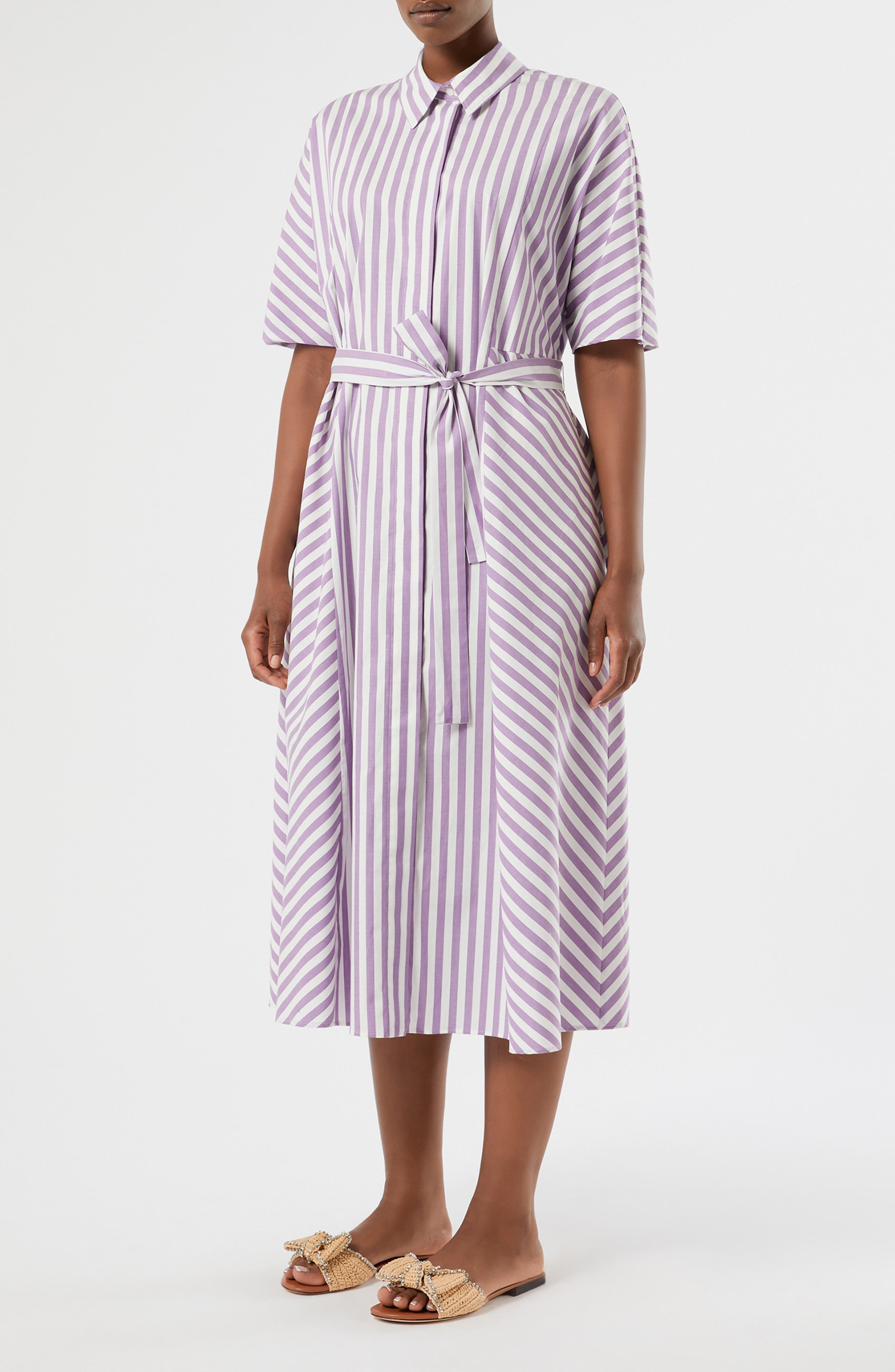 Flirt Stripe Shirtdress