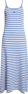 Marimekko Laulaa Tsrita Unkko Kiski Stripe Stretch Cotton Dress