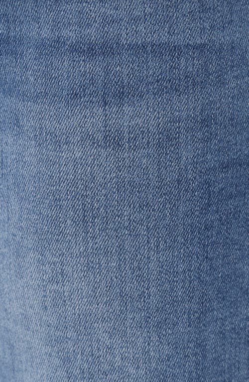 Bayeas Raw Hem High Waist Wide Leg Jeans In Blue