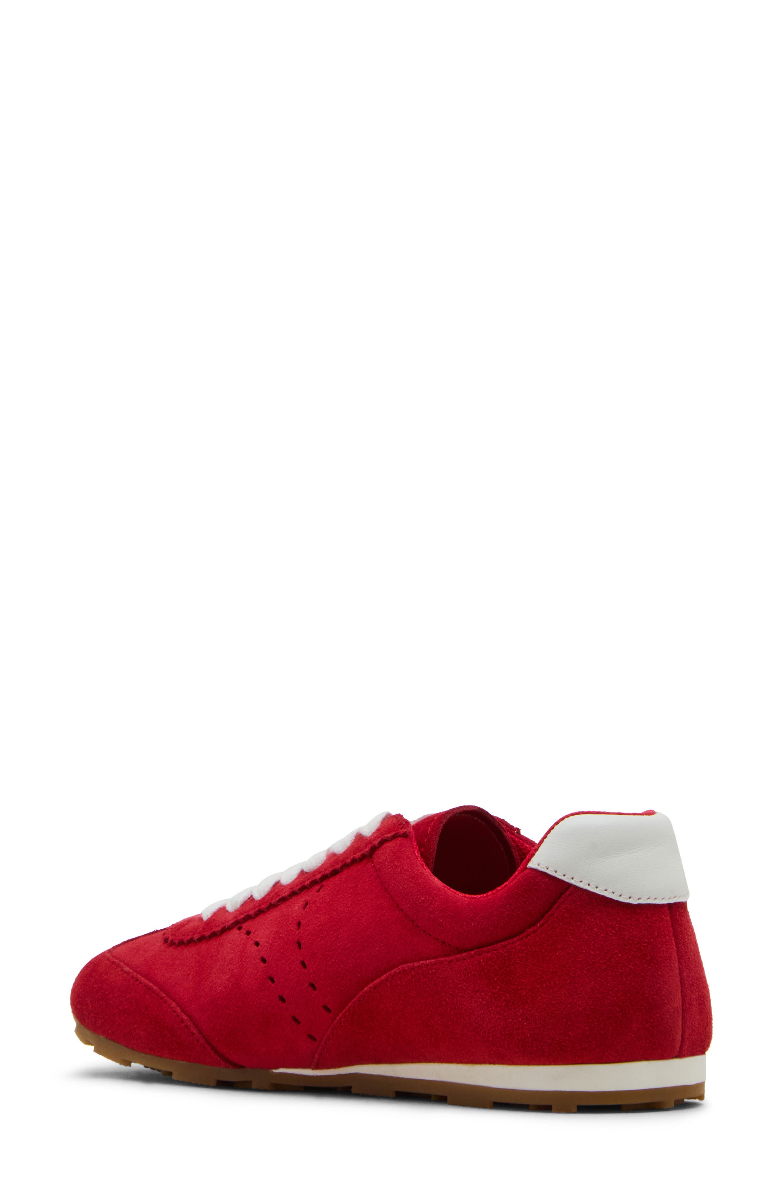 Blondo Carmen Waterproof Sneaker, Alternate, color, Red Suede