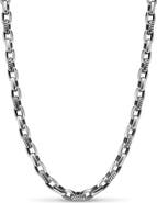 David Yurman Men's Oval Chevron Link Necklace