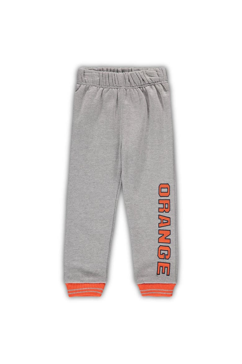 Toddler Colosseum Orange/Heathered Gray Syracuse Orange Poppies Hoodie and Sweatpants Set, Alternate, color, Orange