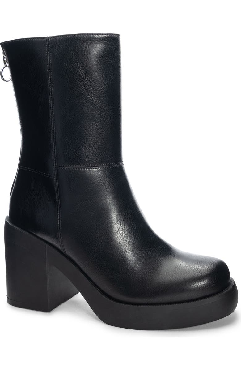 Dirty Laundry Grooves Patch Platform Bootie, Main, color,