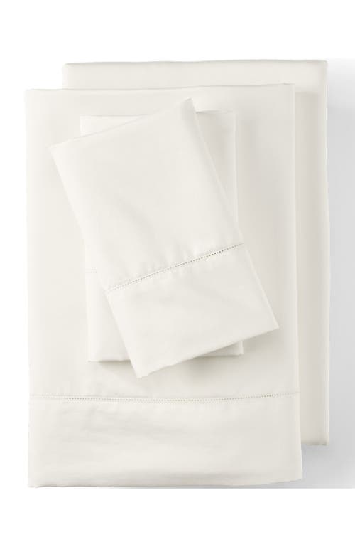 LANDS' END LANDS' END 700 THREAD COUNT LUXE SATEEN EGYPTIAN COTTON NO IRON BED PILLOWCASES 