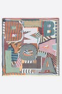 Bimba y Lola Geometric XL logo Shawl