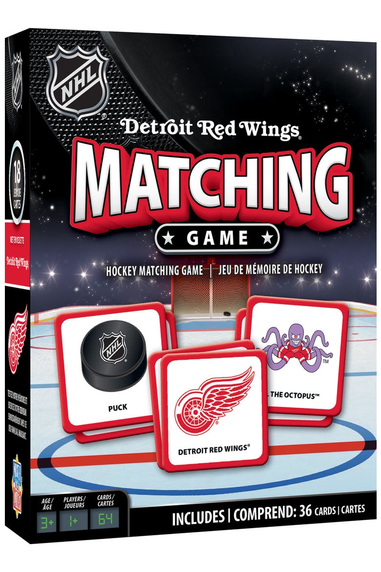 Detroit Red Wings Matching Game, Main, color, Multicolor
