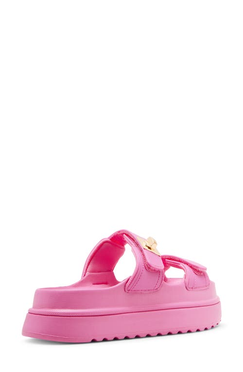 Steve Madden Bigschmona Platform Sandal In Pink
