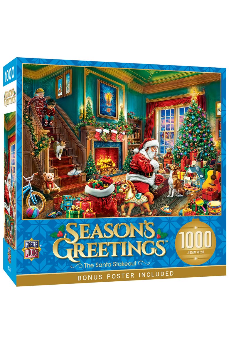 The Santa Stakeout 1000 Piece Puzzle, Main, color, Multicolor
