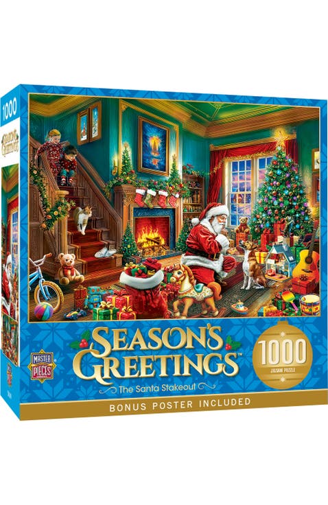 The Santa Stakeout 1000 Piece Puzzle