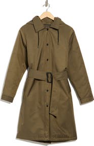 Bernardo Hooded Raincoat