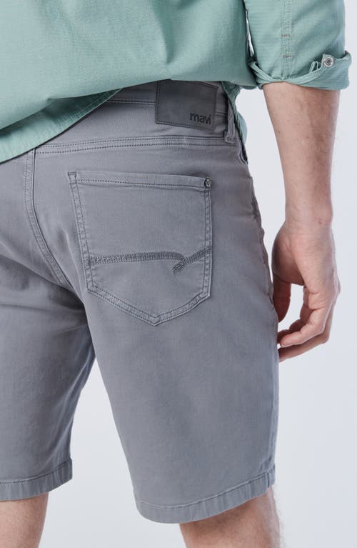 Mavi Jeans Ethan Stretch Twill Five-pocket Shorts In Shark Skin Twill