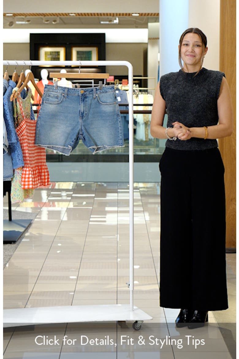 Jane High Waist Cutoff Denim Shorts video