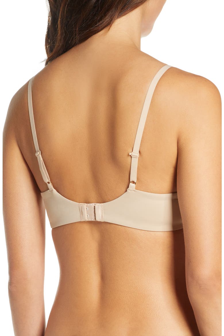 Minimal Push Up Convertible Underwire Bra, Alternate, color, CAFE