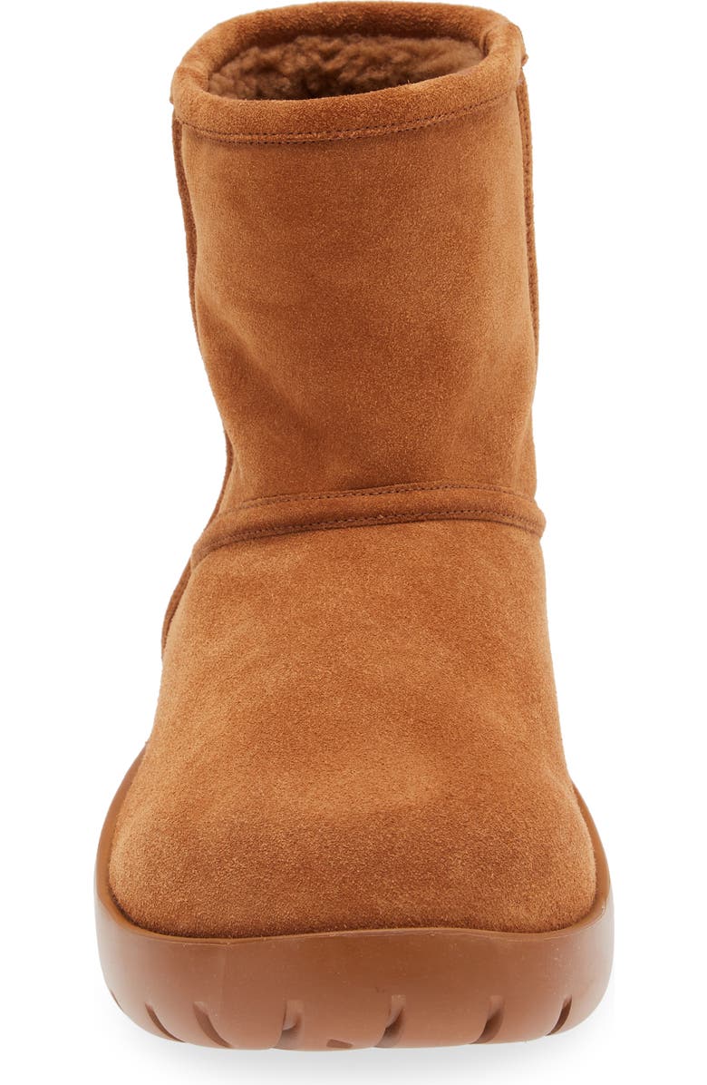 Bottega Veneta Snap Genuine Shearling Ankle Boot, Alternate, color,