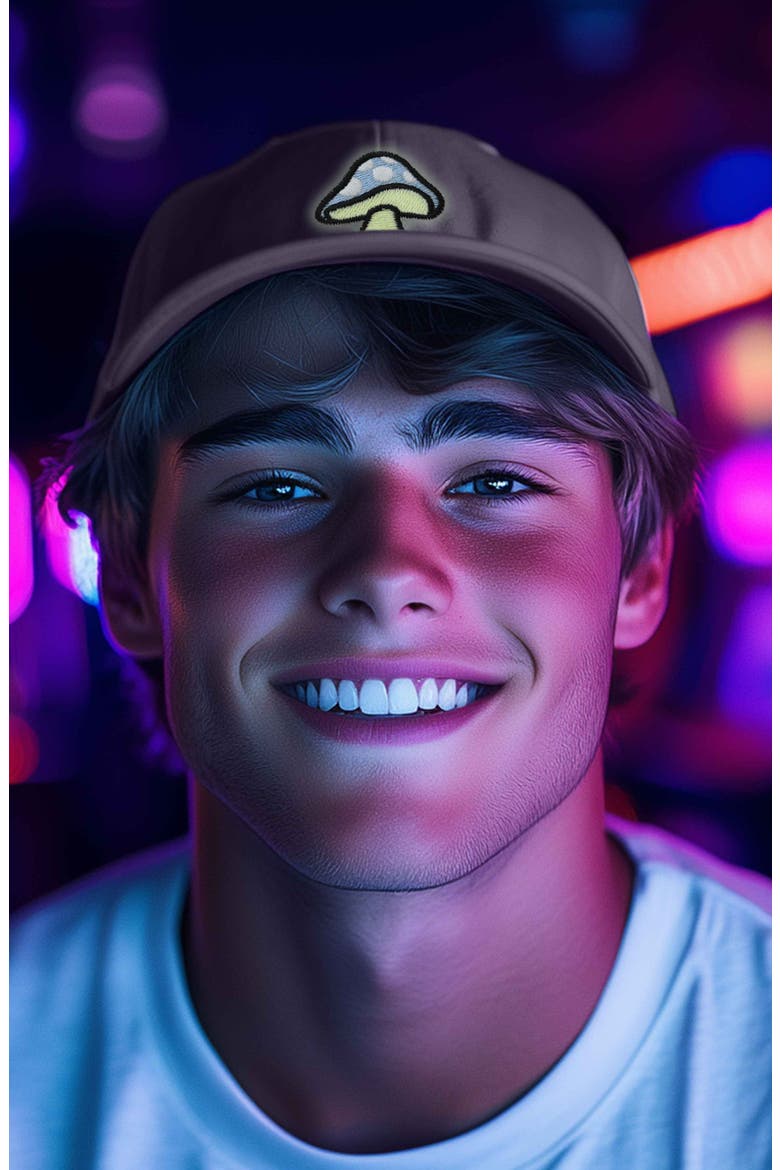 Mushroom Hat, Alternate, color, Gray