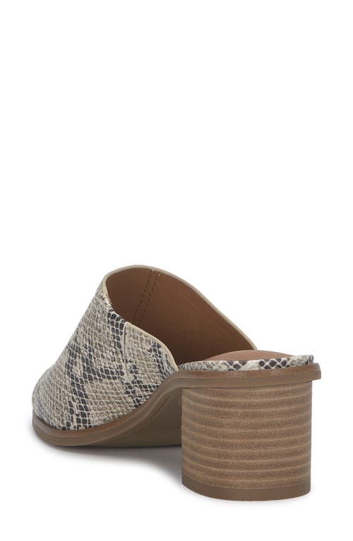 Lucky Brand Lerkie Block Heel Sandal In Natural Multi Cleo Snake