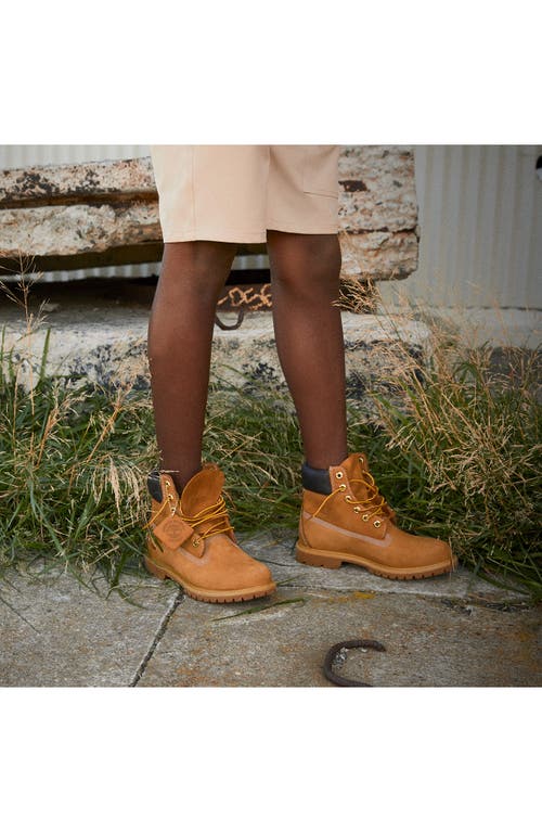 Timberland Kids' Premium 6-inch Waterproof Boot In Wheat