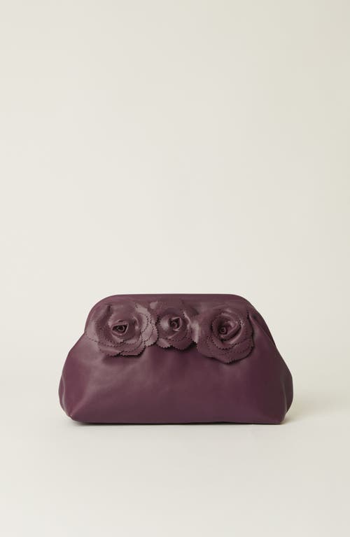Btb Los Angeles Yasmin Clutch In Burgundy