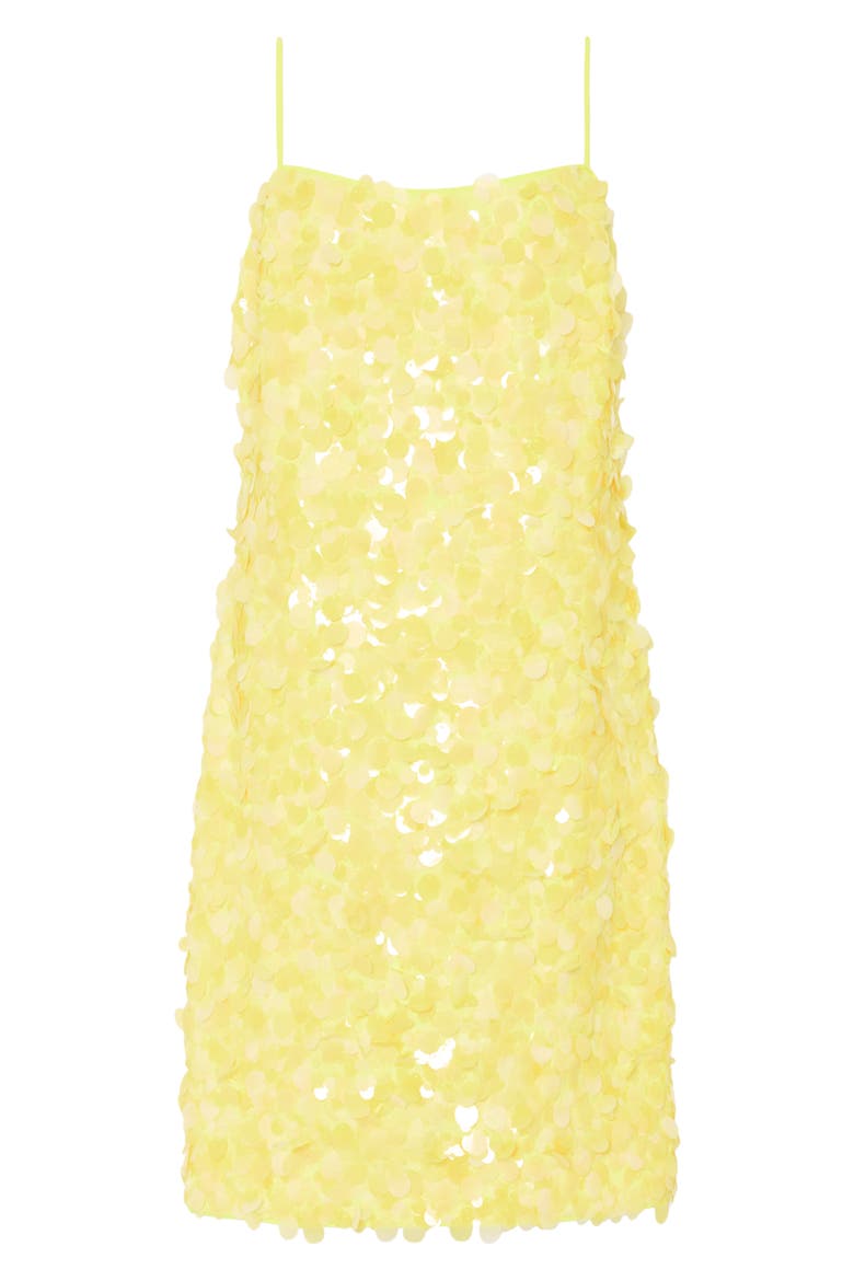 Colette Sequin Minidress, Alternate, color, YELLOW