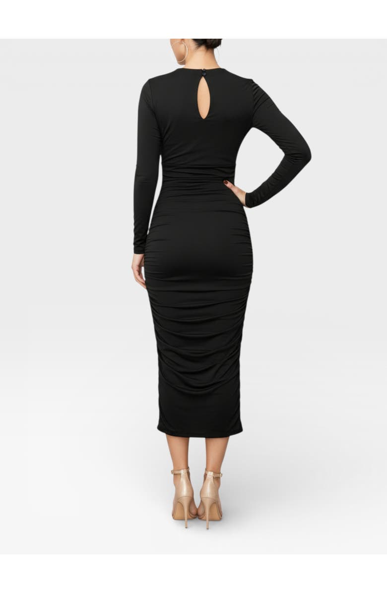 RACHEL Rachel Roy Erika Cross-Top  Midi Dress, Alternate, color, 