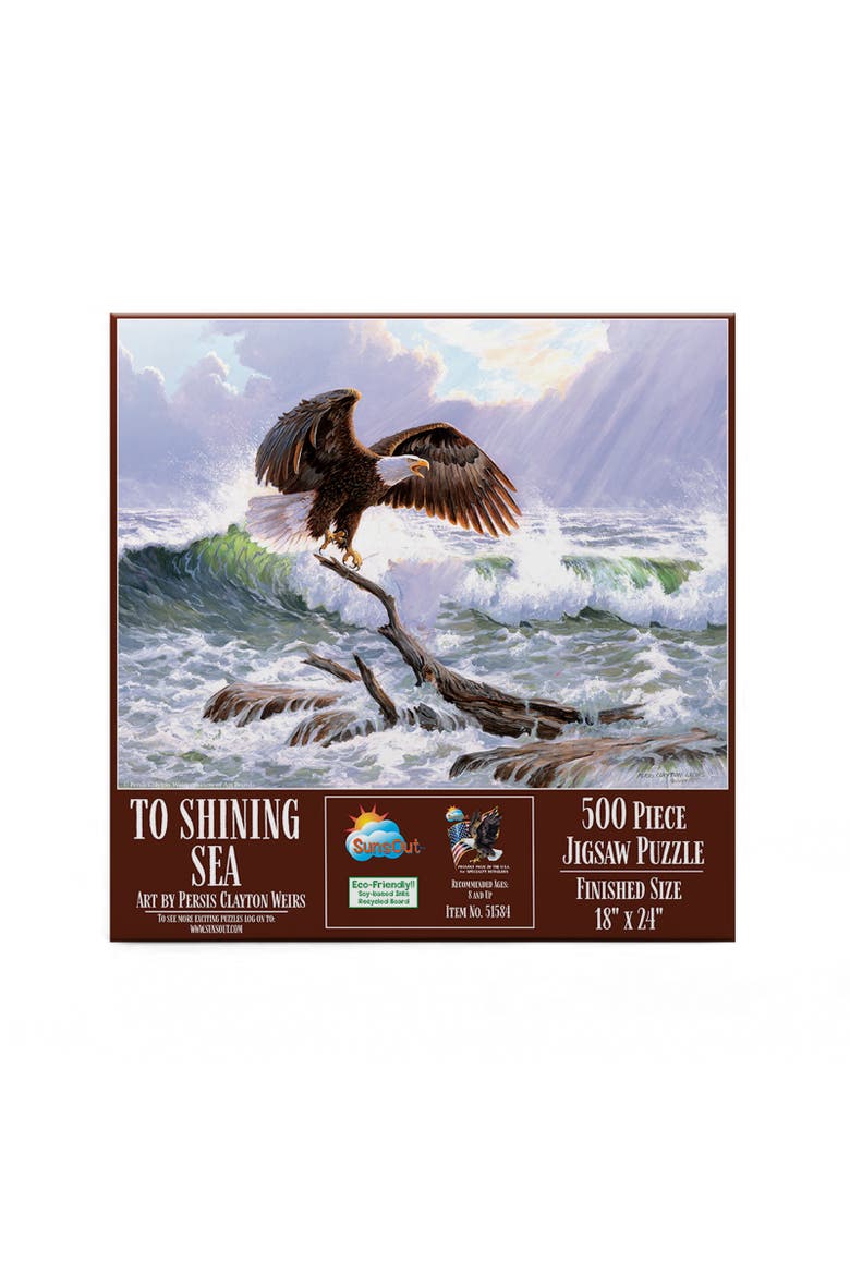To Shining Sea 500 piece Jigsaw Puzzle for Adults, Alternate, color, Multicolor