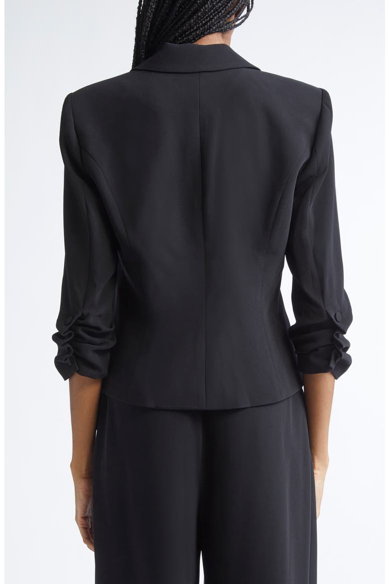 Le Petit Khloe Crop Blazer, Alternate, color, BLACK