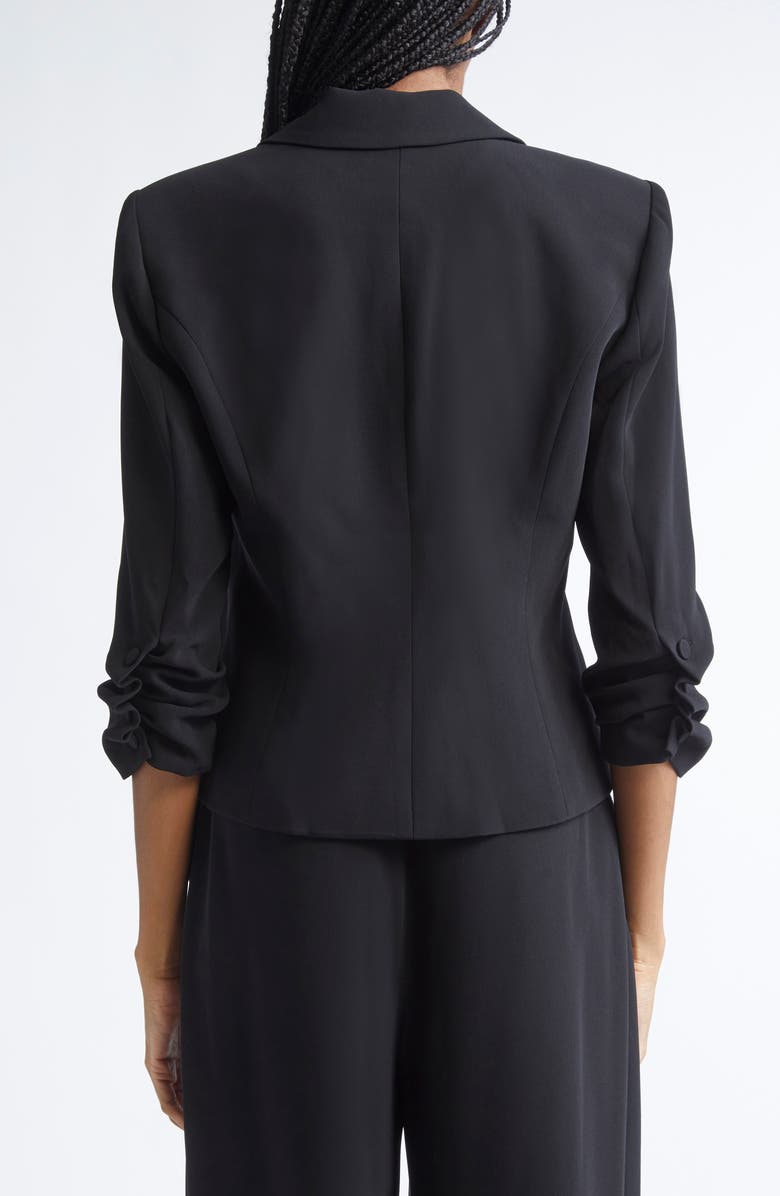 Cinq à Sept Le Petit Khloe Crop Blazer, Alternate, color, Black