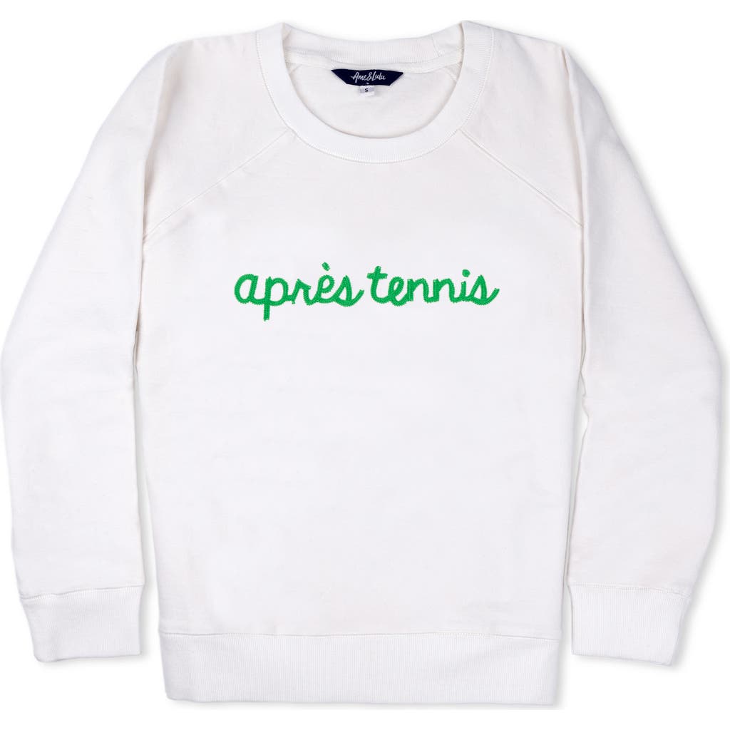 Ame & Lulu Love All Sweatshirt In White