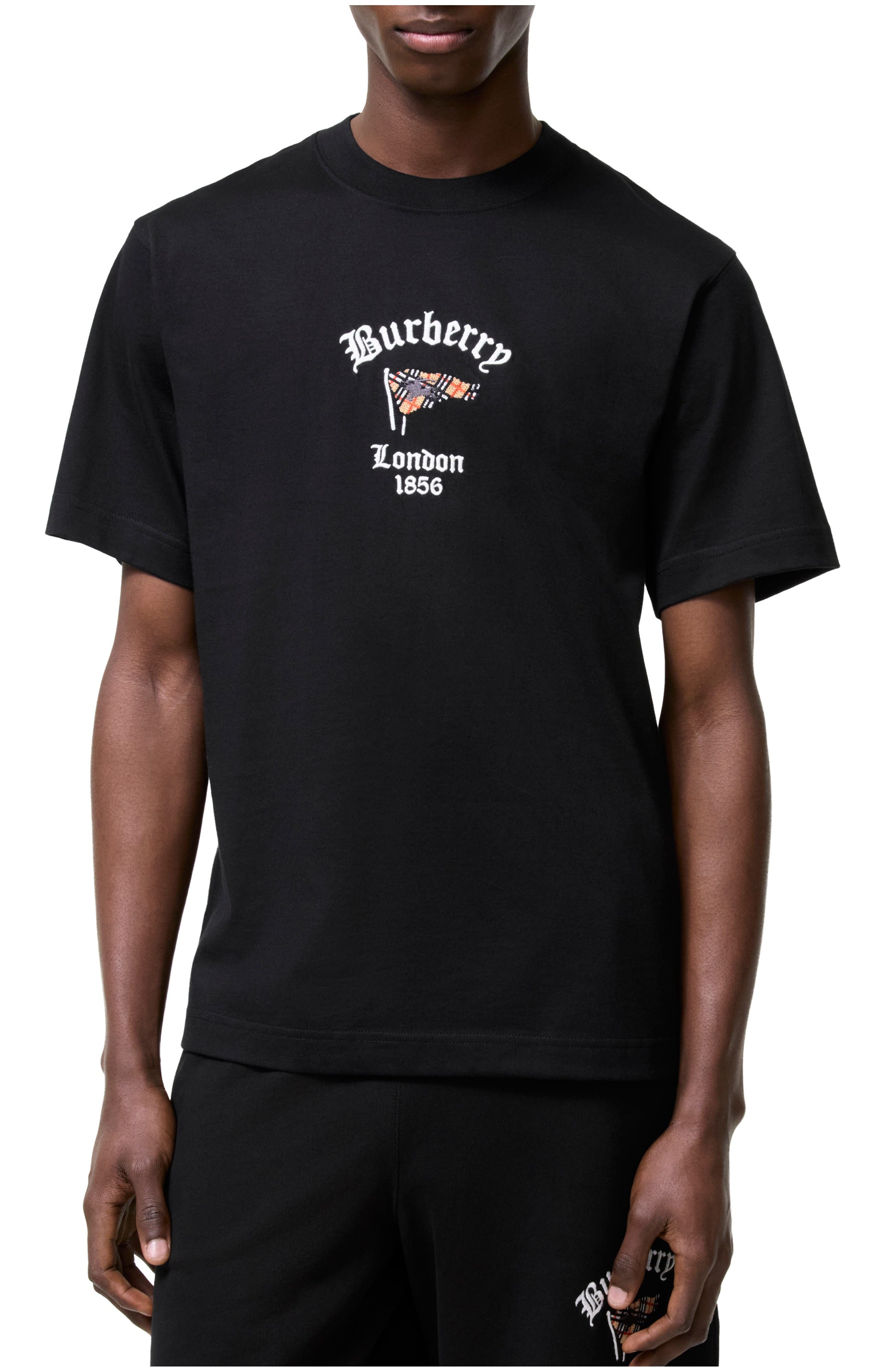 Check Flag Cotton T-shirt