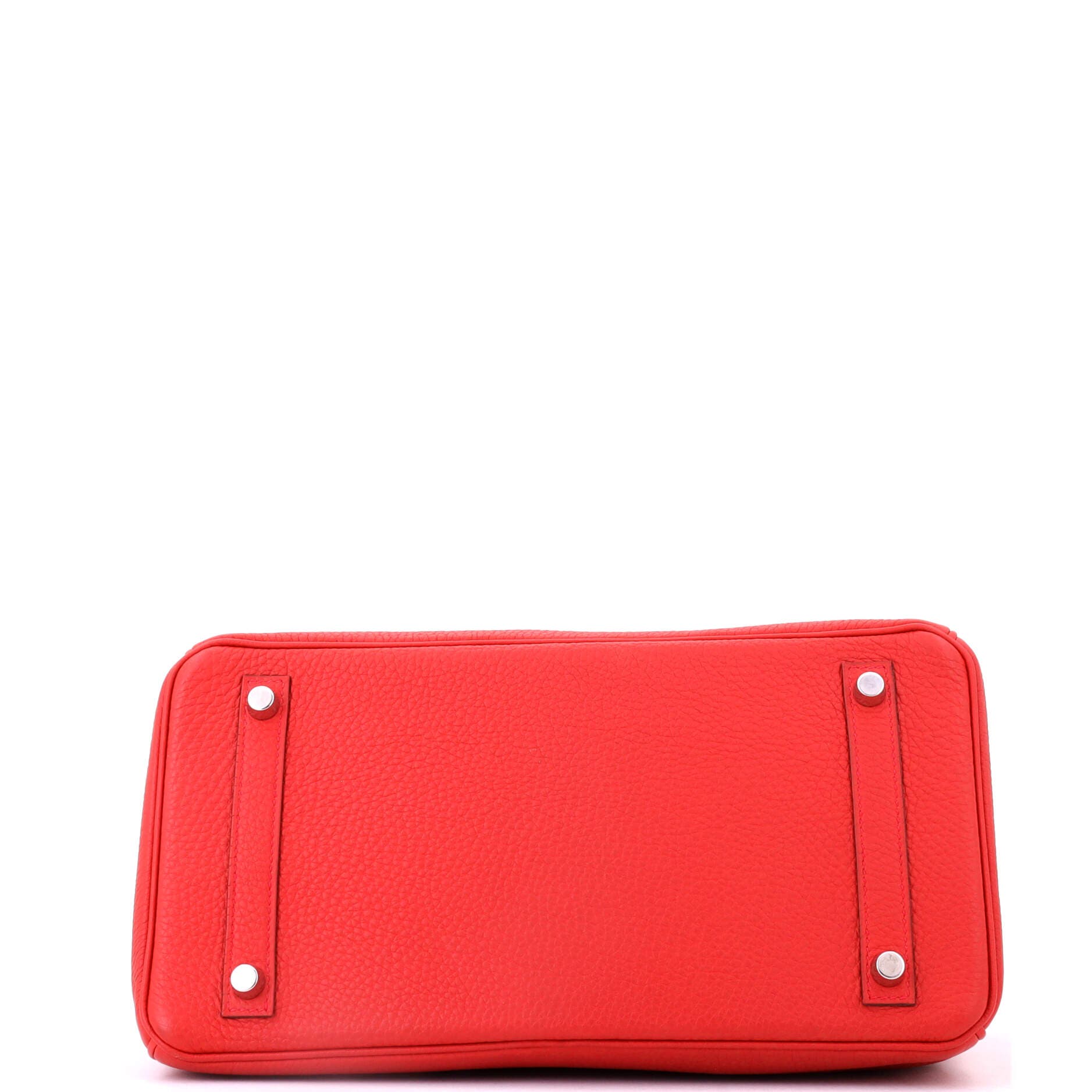 Birkin Handbag Red Togo with Palladium Hardware 30, Alternate, color, Geranium