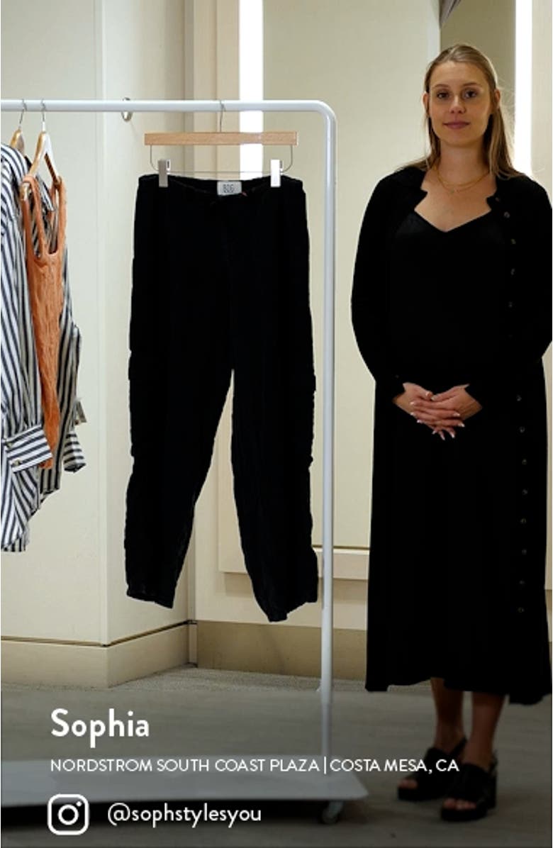 Cocoon Cotton & Linen Cargo Pants, sales video thumbnail