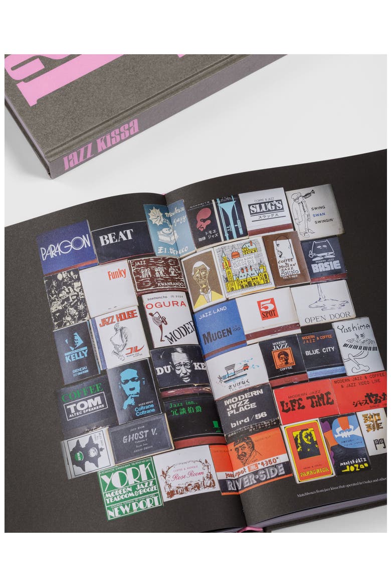 Jazz Kissa Coffee Shop Culture Book, Alternate, color, Pink