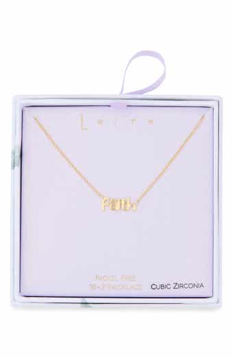 Faith Pendant Necklace