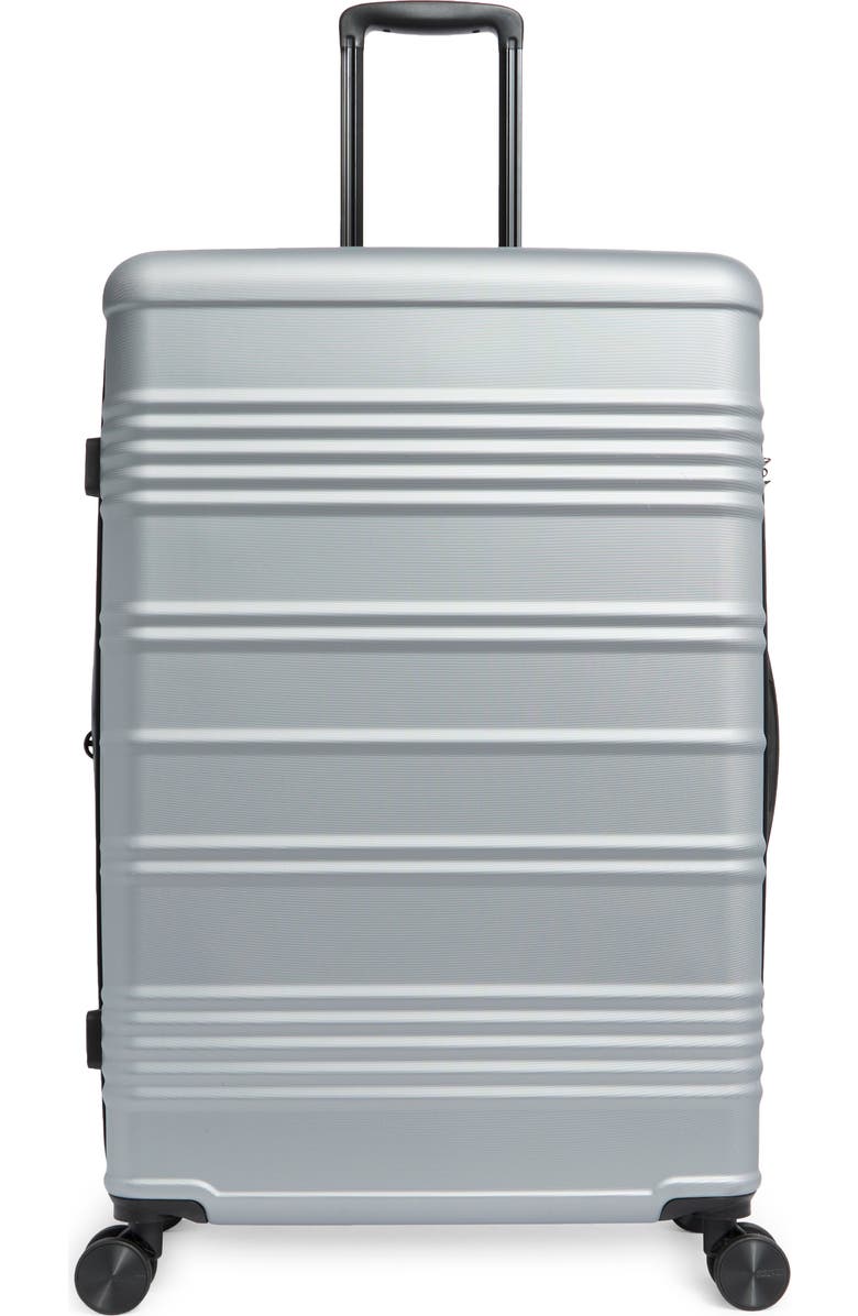 CALPAK Honor 28-Inch Hardside Spinner Suitcase, Main, color, Silver