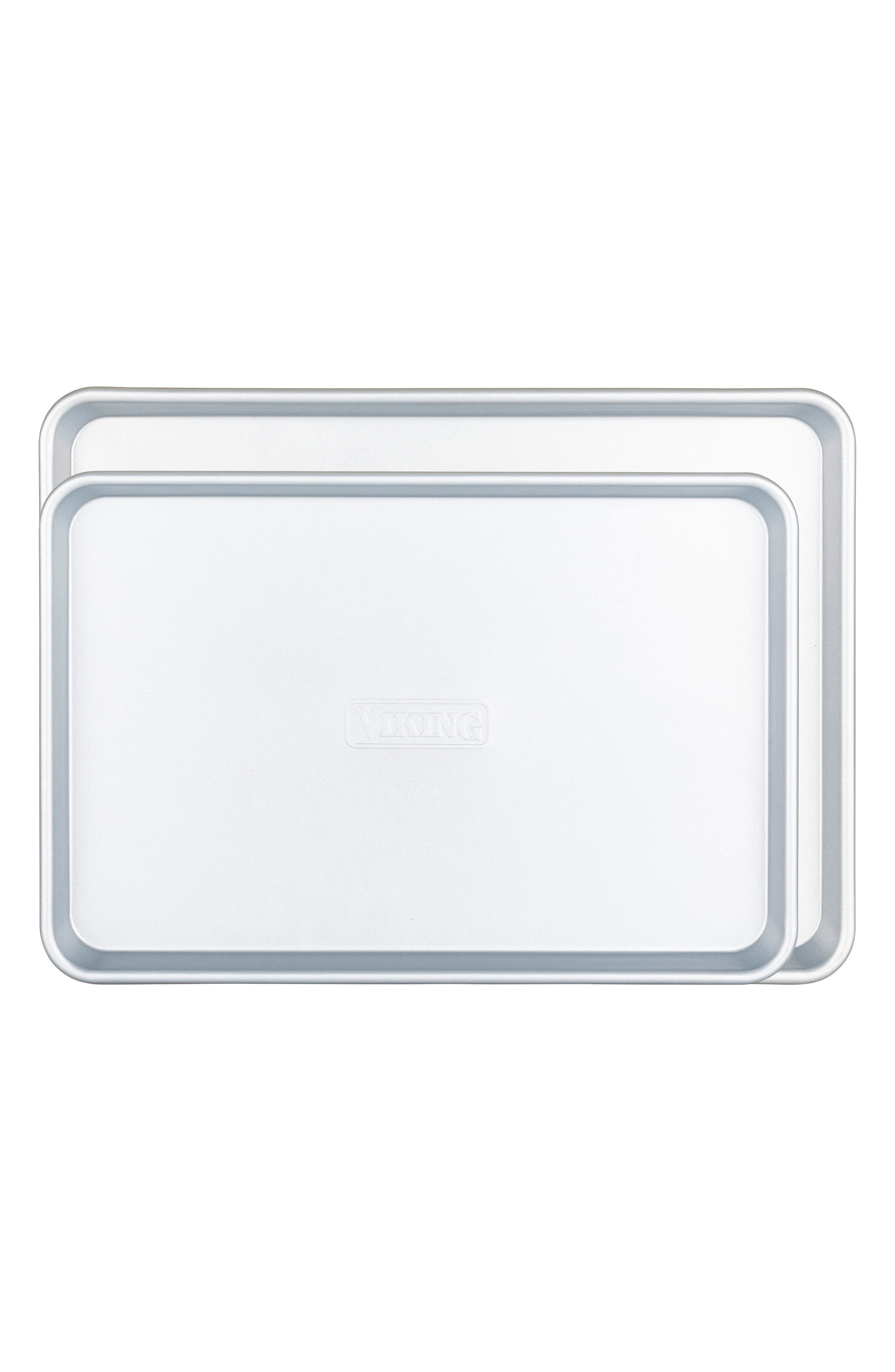 Viking Set of 2 Nonstick Baking Sheets - Stainless Steel