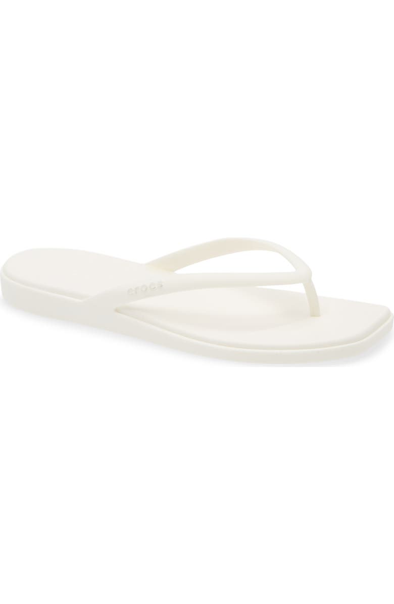 CROCS Miami Flip Flop, Main, color, Chalk