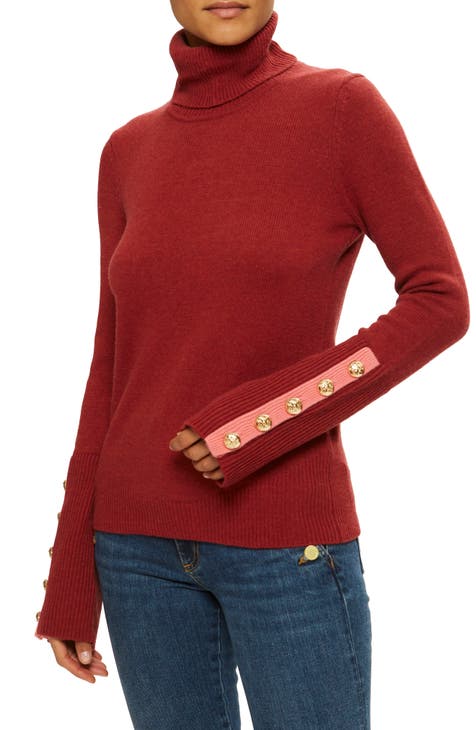 Womens Red Turtleneck Sweaters Nordstrom Rack