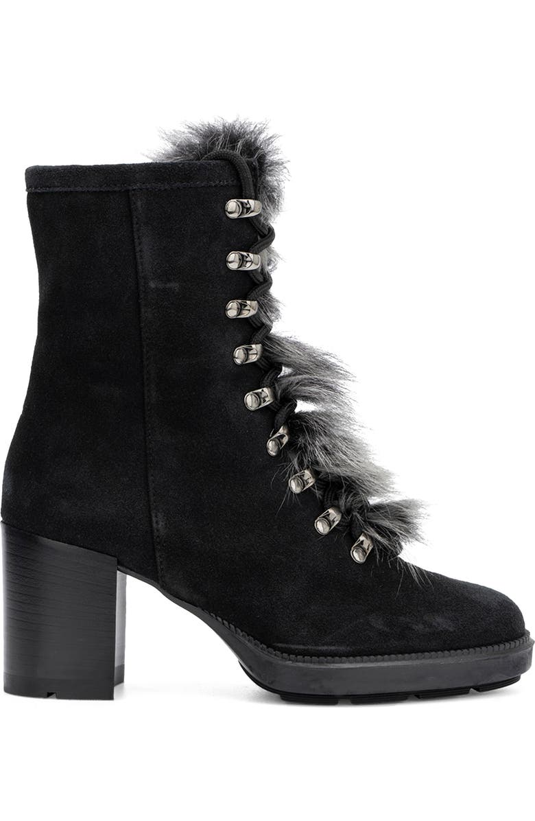 Aquatalia Irvina Weatherproof Hiker Boot with Genuine Shearling Trim, Alternate, color,