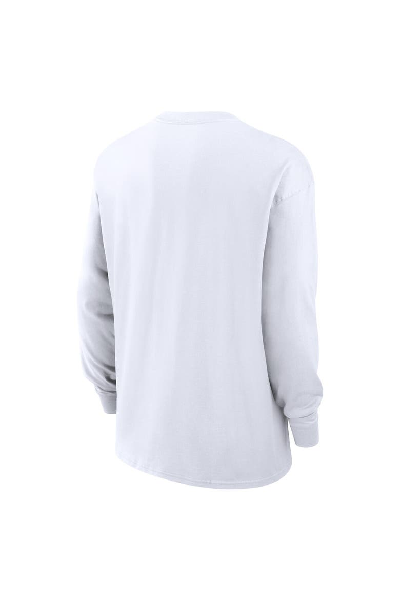 Men's Jordan Brand White UCLA Bruins 2-Hit Statement Max90 Long Sleeve T-Shirt, Alternate, color, White
